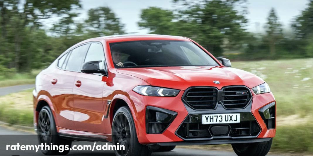 Bold M Car Captured in Dynamic Motion Blur