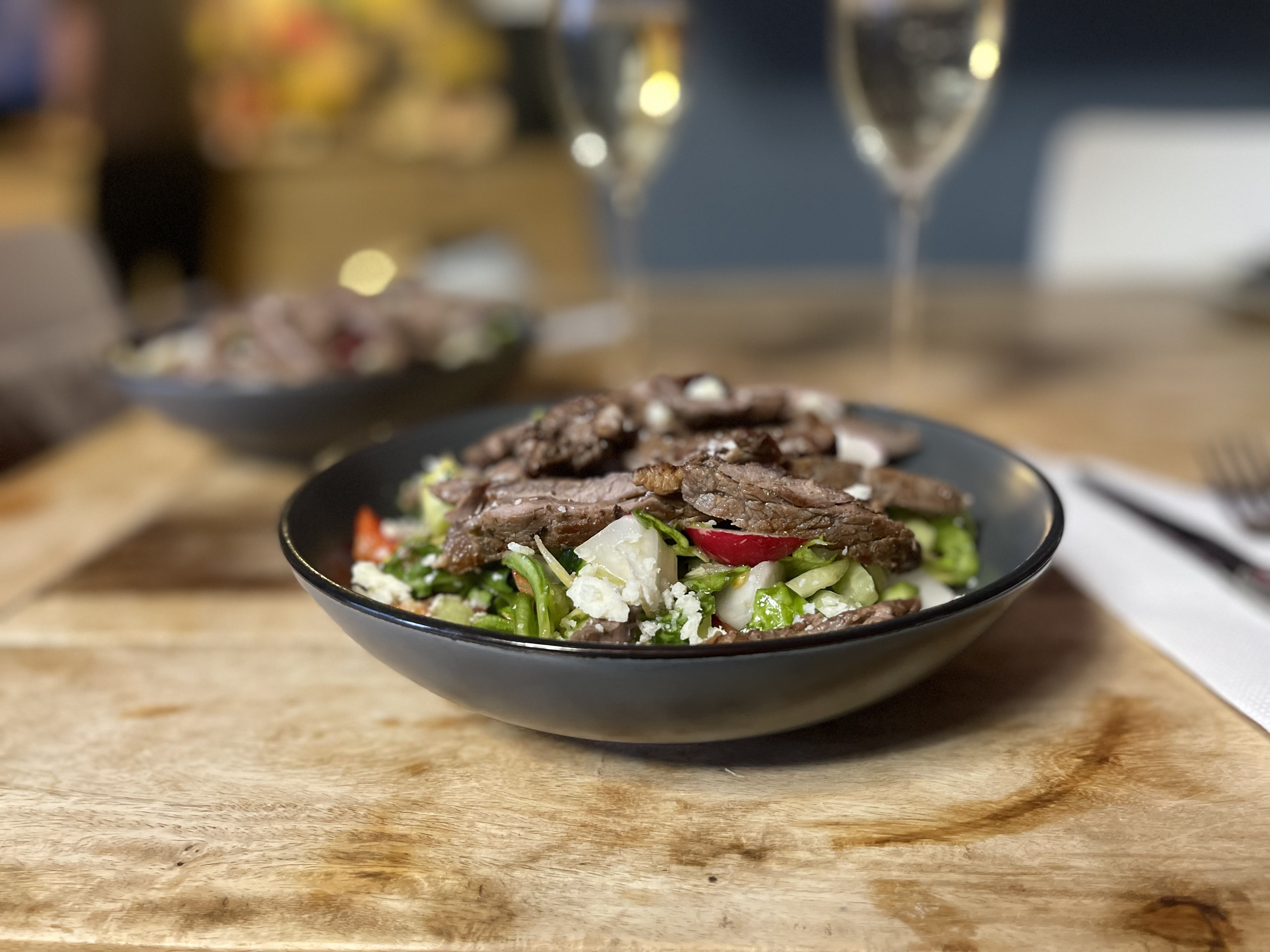 Tender Steak Bowl with Bright Accents Delivers Homestyle Appeal